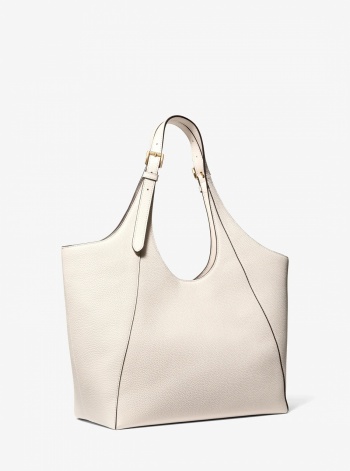 Bernie Large Pebbled Leather Tote Bag