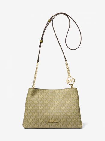 Christina Small Signature Logo Crossbody Bag