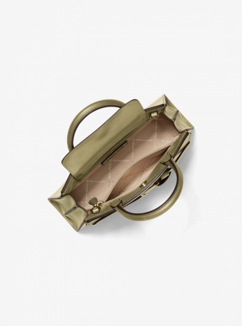 Greta Small Leather Convertible Crossbody Bag