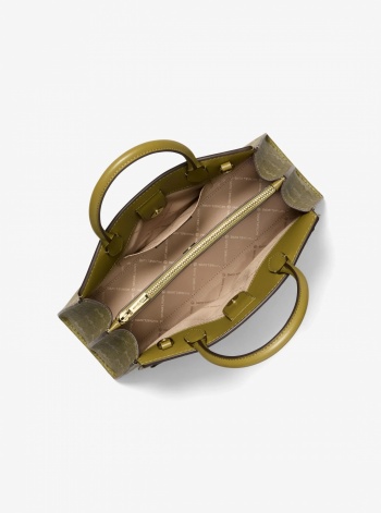 Greta Medium Signature Logo Satchel