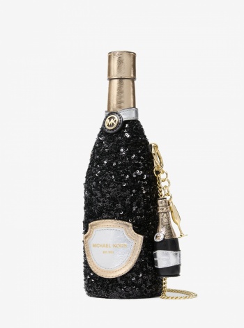 Champagne Bottle Bag Charm