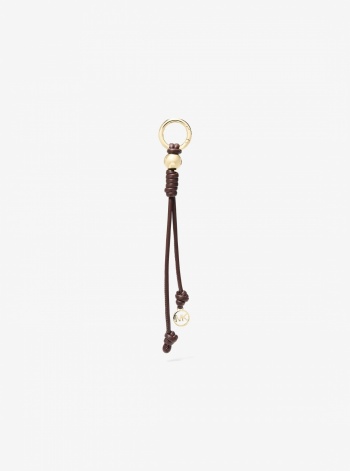 Gold-Tone Knot Bag Charm