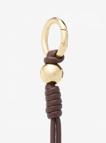 Gold-Tone Knot Bag Charm