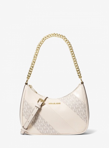 Jet Set Travel Large Signature Logo Trim Convertible Crossbody Bag