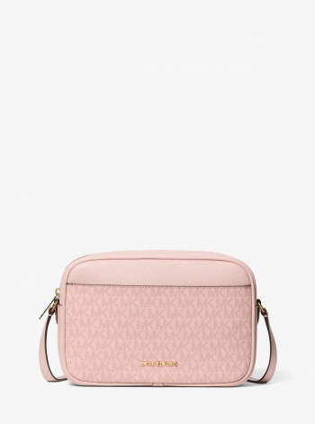 Jet Set Travel Large Signature Logo Camera Crossbody Bag