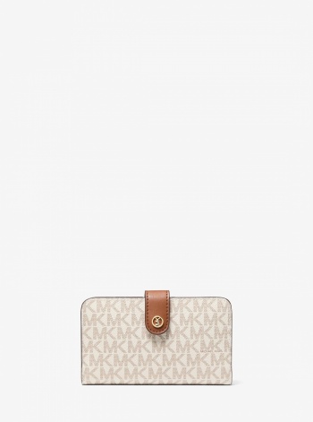 Jet Set Travel Medium Signature Logo Billfold Wallet