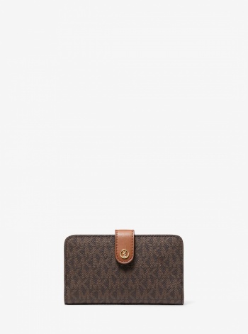 Jet Set Travel Medium Signature Logo Billfold Wallet