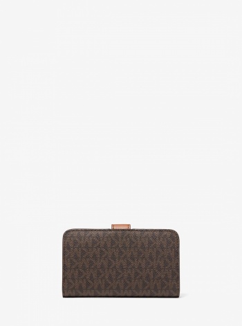 Jet Set Travel Medium Signature Logo Billfold Wallet