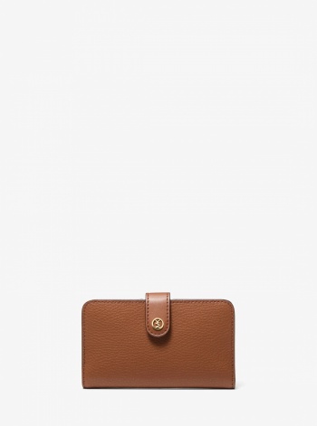 Jet Set Travel Medium Pebbled Leather Billfold Wallet