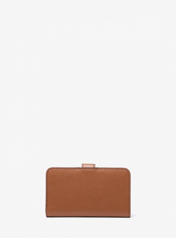 Jet Set Travel Medium Pebbled Leather Billfold Wallet