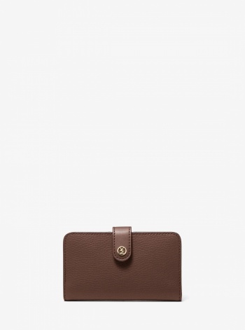 Jet Set Travel Medium Pebbled Leather Billfold Wallet