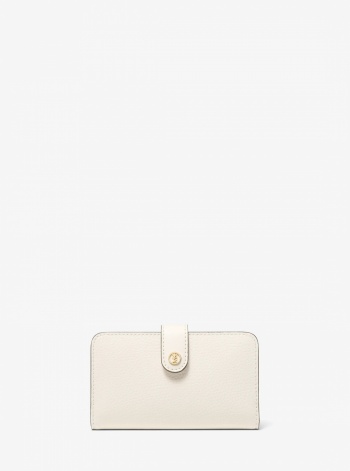 Jet Set Travel Medium Pebbled Leather Billfold Wallet