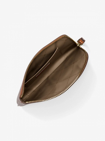 Jet Set Travel Small Crackled Wristlet