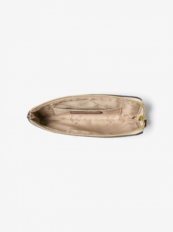 Jet Set Travel Small Signature Logo Wristlet