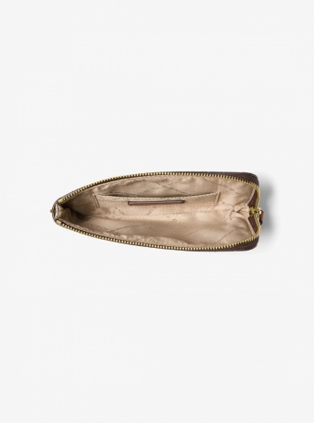 Jet Set Travel Small Signature Logo Wristlet