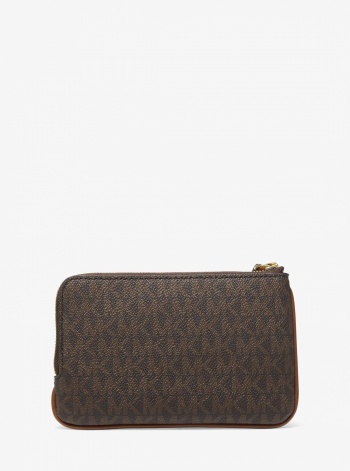 Jet Set Travel Small Signature Logo Wristlet