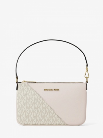 Jet Set Travel Small Signature Logo and Smooth Wristlet