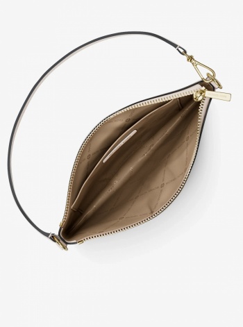 Jet Set Travel Small Signature Logo and Smooth Wristlet