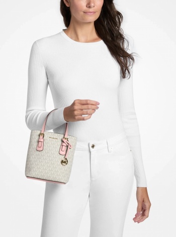 Voyager Extra-Small Signature Logo Convertible Crossbody Bag