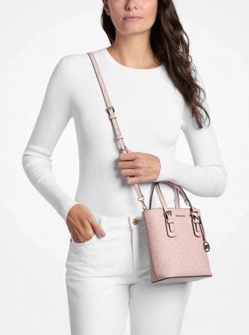 Voyager Extra-Small Signature Logo Convertible Crossbody Bag