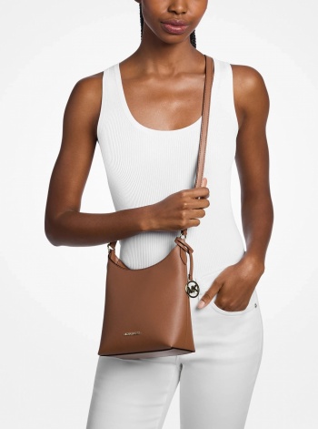 Maya Medium Signature Logo Satchel