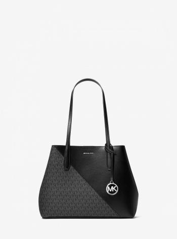 Avalon Medium Signature Logo and Smooth Tote Bag