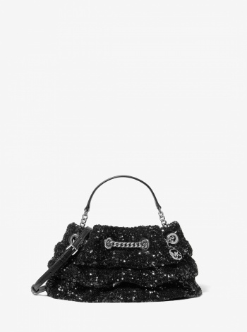 Mina Small Sequin Embellished Convertible Pochette