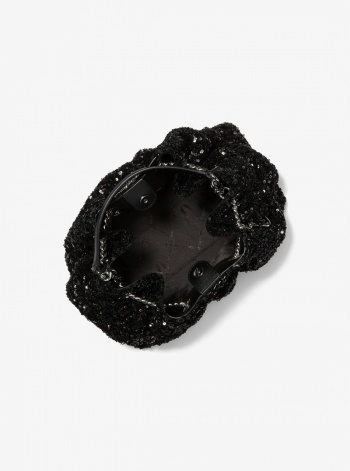 Mina Small Sequin Embellished Convertible Pochette