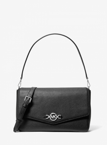 Kacey Large Pebbled Leather Convertible Crossbody Bag