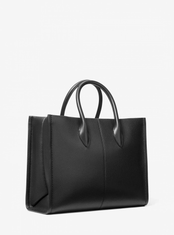 Mirella Medium Pebbled Leather Tote Bag