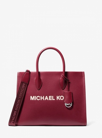 Mirella Medium Pebbled Leather Tote Bag