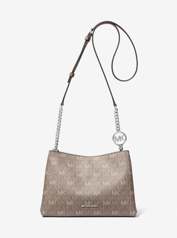 Christina Small Signature Logo Crossbody Bag