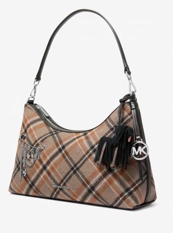 Suede Shaggy Dog Bag Charm