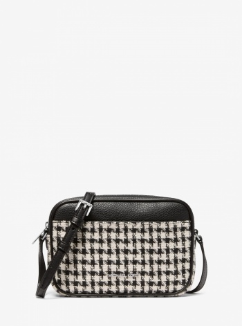 Jet Set Travel Small Houndstooth Crossbody Bag