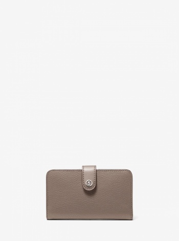 Jet Set Travel Medium Pebbled Leather Wallet