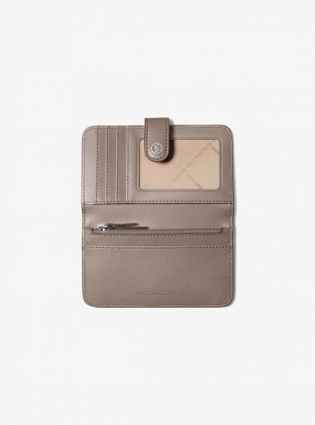 Jet Set Travel Medium Pebbled Leather Wallet