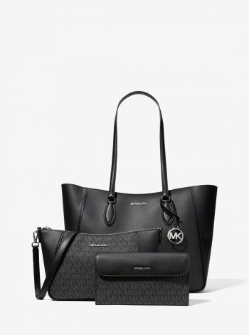 Jet Set Travel Large Smooth and Signature Logo 3-in-1 Tote Bag