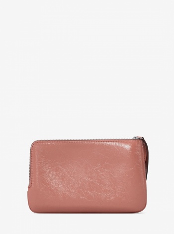 Jet Set Travel Small Crackled Wristlet
