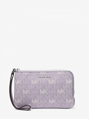 Jet Set Travel Small Signature Logo Wristlet