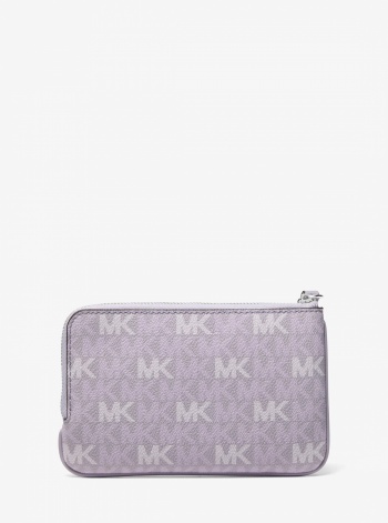 Jet Set Travel Small Signature Logo Wristlet