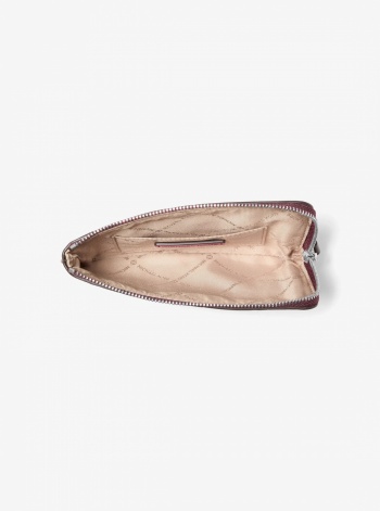Jet Set Travel Small Burnished Logo Embossed Wristlet