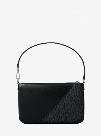 Jet Set Travel Small Signature Logo and Smooth Wristlet