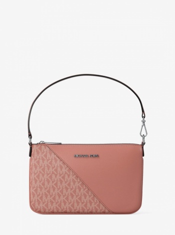 Jet Set Travel Small Signature Logo and Smooth Wristlet