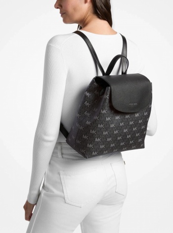 Maya Medium Signature Logo Backpack