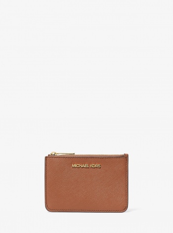 Jet Set Travel Small Saffiano Leather Coin Pouch