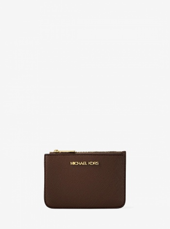 Jet Set Travel Small Saffiano Leather Coin Pouch