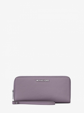 Large Pebbled Leather Continental Wallet