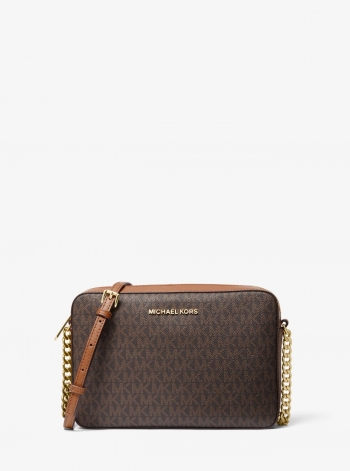 MICHAEL Michael Kors Jet Set Large Printed Logo Crossbody Bag