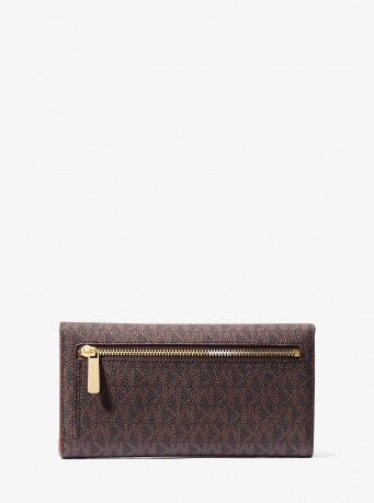 Michael Kors Jet Set Large Logo Trifold Wallet