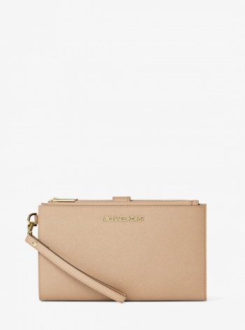 Jet Set Large Leather Smartphone Wristlet